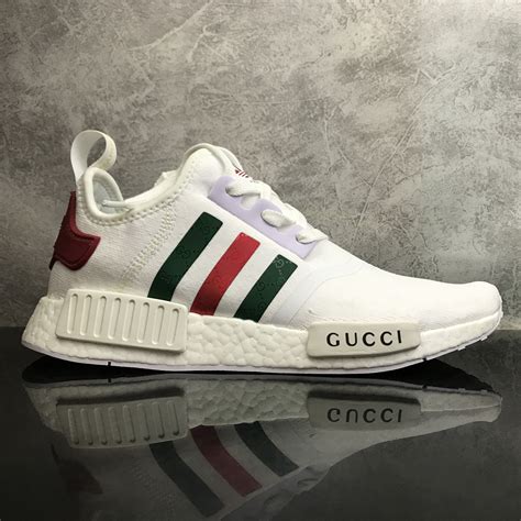 2017 cheap adidas originals nmd x gucci white running shoes|adidas x gucci official website.